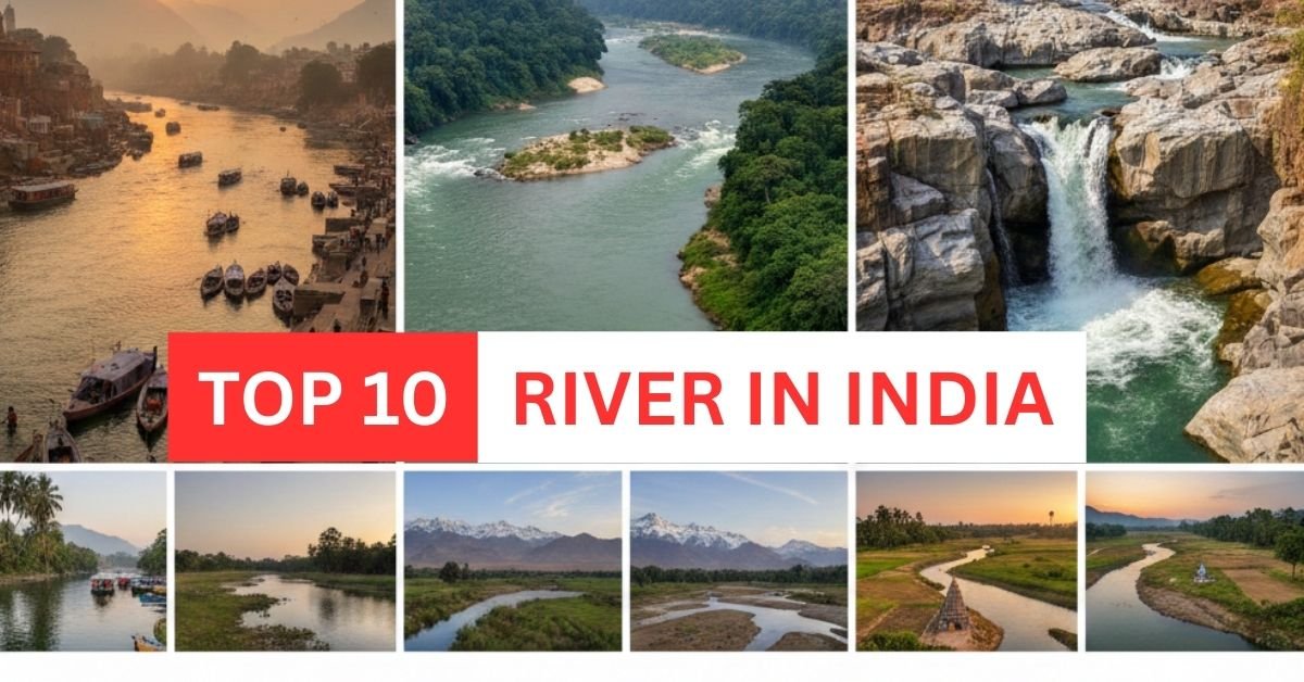 भारत की 10 सबसे प्रमुख नदियाँ |INDIA'S TOP 10 RIVER